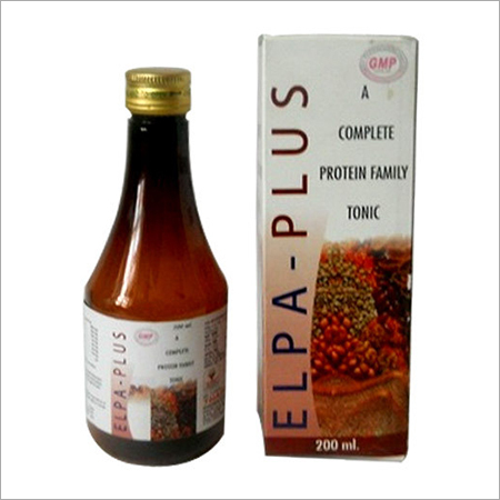 Elpa Plus - 200ml Brown Bottle, Protein Tonic | Digestive Aid, Energy Boost, Body Building, Family Nutritive Supplement