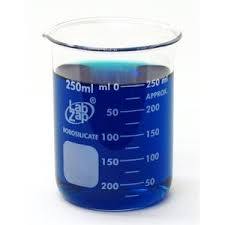Beakers Borosilicate Glass 250 ml - Borosilicate Glass, 250 ml, 96 mm Height, 77 mm Diameter | Heat Resistant, Chemical Resistant, Accurate Graduations