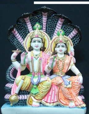 Marble Vishnu Laxmiji