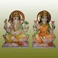 Marble Laxmi Ganesha