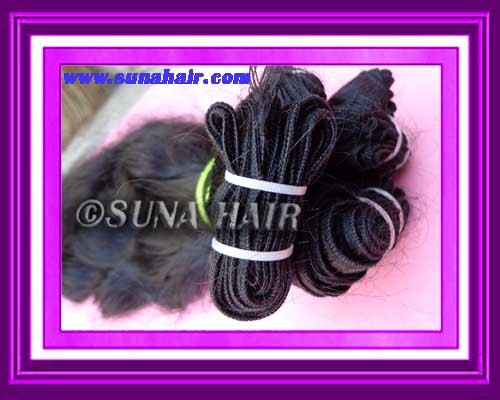 Machine Weft Vigin Natural Human Hair Extension