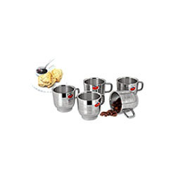 Stainless Steel Double Wall Coffee Cup Set