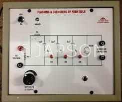 Flashing & Quenching Of Neon Bulb Apparatus