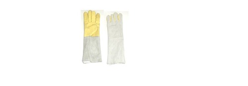 K-Safe Brand Kevlar Cum Split Leather Hand Gloves.