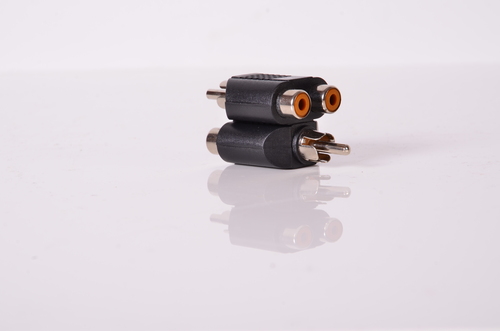 Connector 2 RCA Female - RCA Male