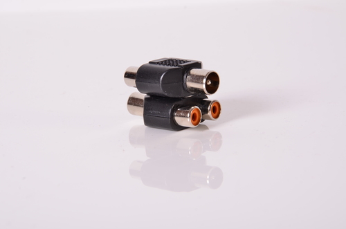 Connector 2 RCA Female - RF Male