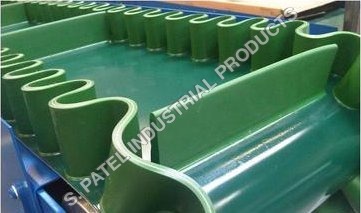 PVC Conveyor Belt with Side Wall / Cleats By S. PATEL INDUSTRIAL PRODUCTS