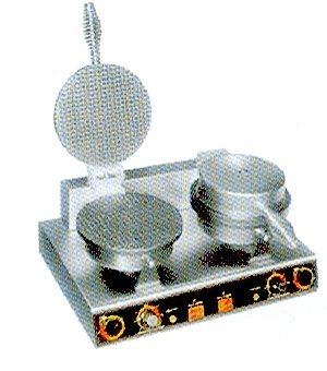 CONE MAKER - 900 Watt Power 500x430x250 mm | Stainless Steel Non-Stick Cooking Surface Versatile for Commercial and Domestic Use