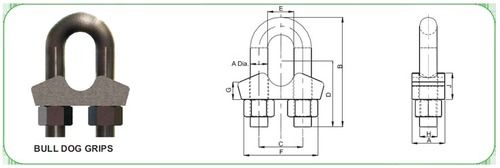 Easy To Operate Forged U Clamp (Bull Dog Grip)