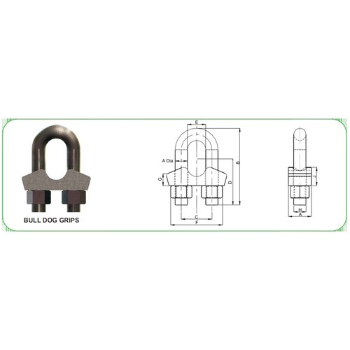 Forged U Clamp (Bull Dog Grip) - Attributes: Easy To Operate