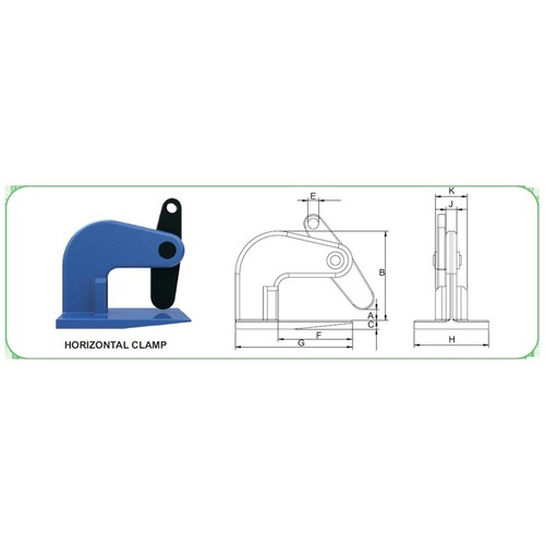 Horizontal Plate Lifting Clamp - Attributes: Easy To Operate