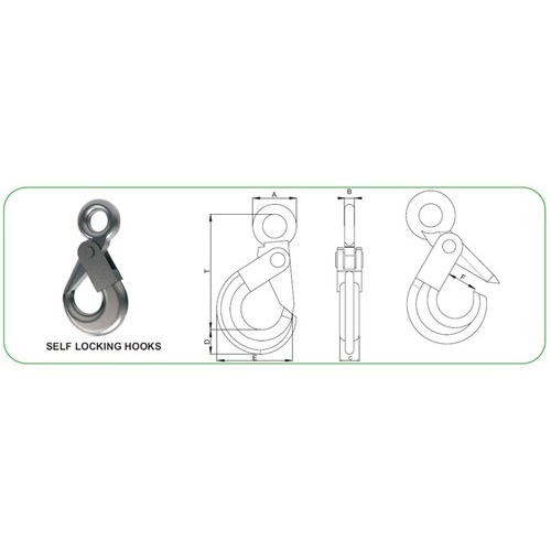 Self Locking Hooks