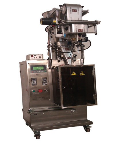Sachet Filling & Sealing Machine For Sugar - Metal Alloy, 2X3X1 Inches, Black Coating | Precise Movement, Durable Design, High Efficiency
