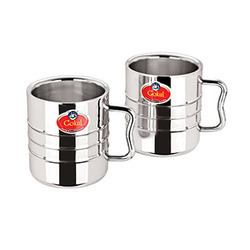 Double Wall Indigo Coffee Mug