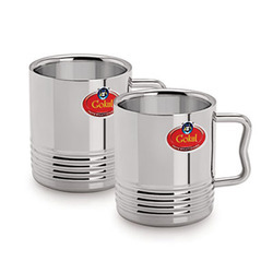 Stainless Steel Double Wall Force Coffee Mug