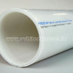 Silicon Hose - Low Volatile Silicone, 12.7-101.6 mm, Clear | Platinum Cured, Stainless Steel Spiral, High Pressure, Vacuum Capable