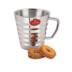 Stainless Steel Royal Ring Conical New Coffee Mug