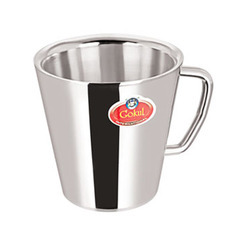 Stainless Steel Double Wall Conical Coffee Mug