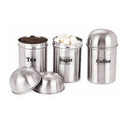Stainless Steel Dome Canister Matt