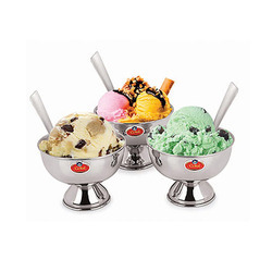 Stainless Steel Single Wall Ice Cream Bowl Set