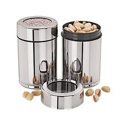 Stainless Steel Dollar Big Canister Set
