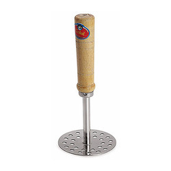 Stainless Steel Round Shape Pav Bhaji Smasher