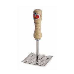 Stainless Steel Square Shape Pav Bhaji Smasher