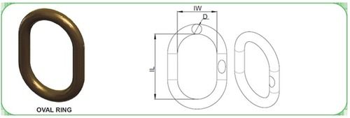 Easy To Operate Oblong Ring Non Welded