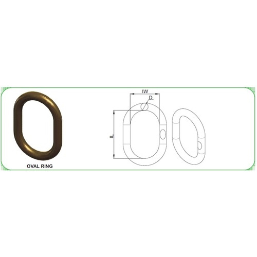 Oblong RIng NON Welded