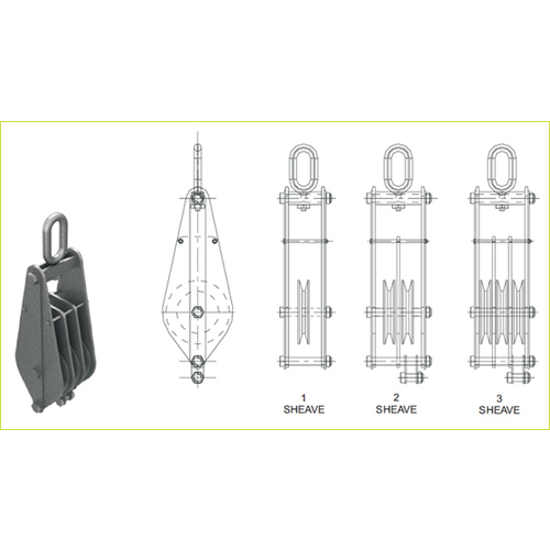 Wire Rope Pulley - Color: Grey