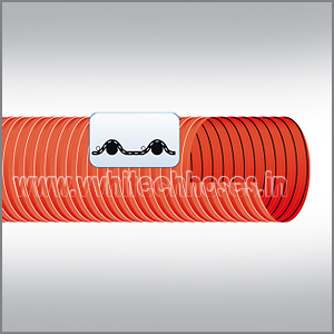 Silicon Hose - Silicon-Coated Glass Fiber, 19mm Diameter, Red, Steel Helix Reinforced | High Flexibility, Heat Resistant, Lightweight, Easy Handling, -60 to +300°C Temperature Range