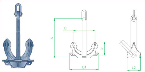 Stockless Anchor