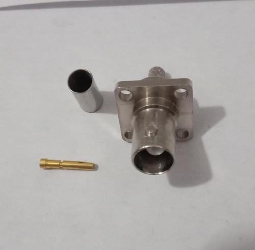 BNC FEMALE 4 HOLE LMR 200 CRIMP CONNECTOR