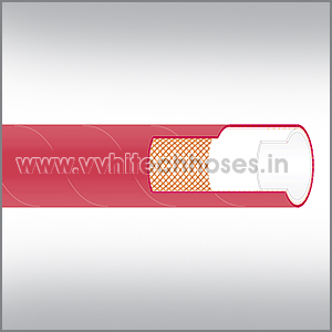 Rubber Hose - Food Grade EPDM, 38-150mm, Wine-Red | Temperature Resistant, Weather Resistant, 30 Bar Bursting Pressure
