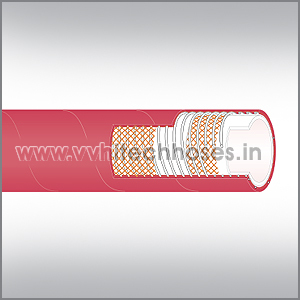 Rubber Hose - Food Grade EPDM, 38-75 mm, Wine-Colored | Flexible, Kink Resistant, Abrasion-Resistant, 30 Bar Bursting Pressure