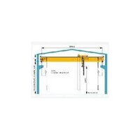 Hand Operated Transport Crane - Stainless Steel, 2-5 Tonne Lifting Capacity | High Reliability, Hydraulic Crane, Emergency Stop, Limit Switch, Yellow Color, Suitable For Workshop And Factory Use