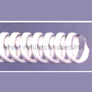 PVC Hose - VC1-PVC 7350, 50mm, Grey, Right Hand Spiral | Smooth Inside, Highly Flexible, Abrasion Resistant, Light Weight