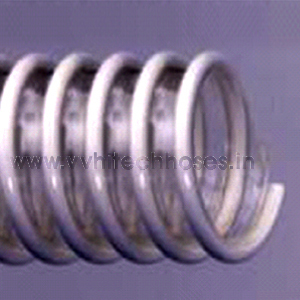 Pvc Hose - Vc2-pvc 7360, 10mm I.d., Grey, Pp Spiral Reinforced | Smooth Inside, Highly Flexible, Light Weight, Load Capacity 10 Bar