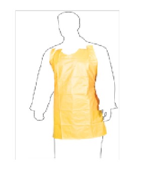 Front Body Yellow PVC Apron
