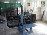 Sky Blue And Black Paper Covering  Machine