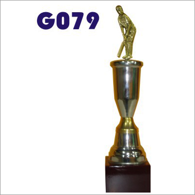 Designer Trophies - Metal and Wood, 25-30 cm, Silver | Elegant Design, Award Recognition, Prestigious Symbol