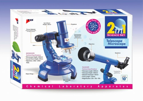2 in 1 scientific set.