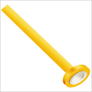 Yellow Pfa Fep Lined Pipes