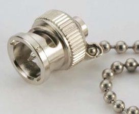 Bnc Male  Dust Cap With Chain