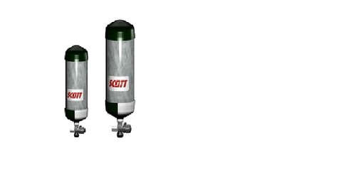 Scott male Carbon fiber composite Cylinder and valve assembly