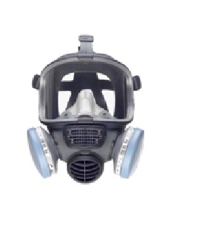Promask2 Full Face Mask - Silicone, Polycarbonate, Size M, S | Twin Filters, Adjustable Harness, Panoramic Visor, Speech Diaphragm