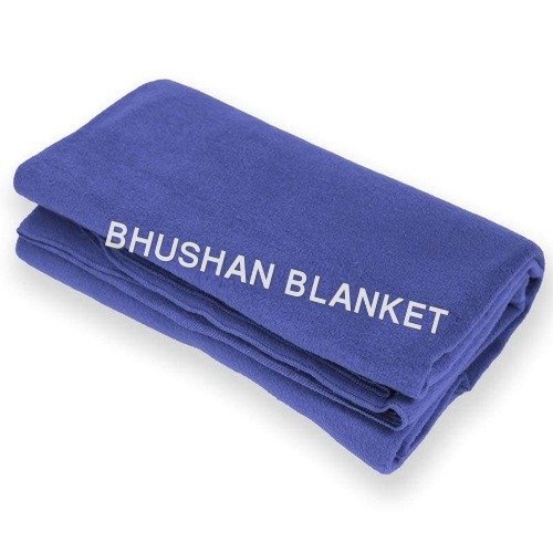 Blue Polar Fleece Blanket