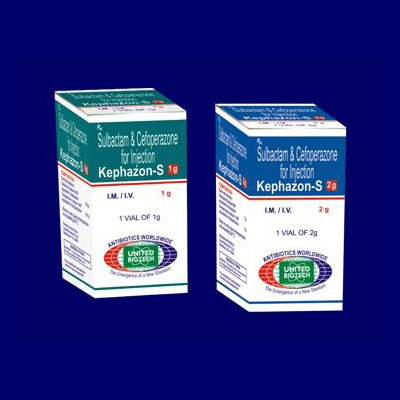 cefoperazone sulbactam injection 1g By UNITED BIOTECH (P) LTD.