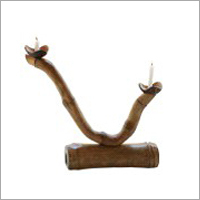 Bamboo Candle Stand