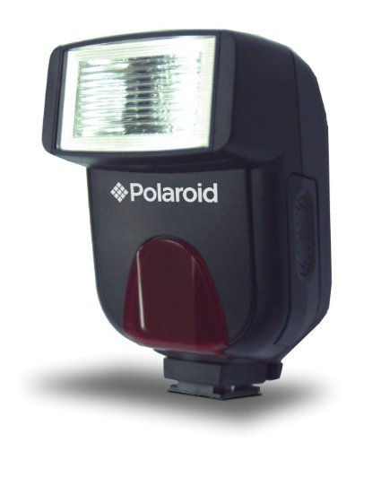 Polarides - 75x60x40 mm Black Flash Unit, Auto Focus, TTL Metering, Red-eye Reduction, Low-light Assist